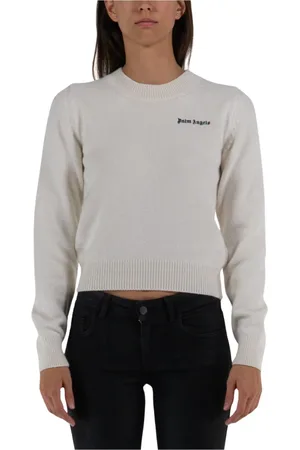 Palm Angels Donna, Maglie, Bianco, M, new