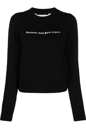 Palm Angels Donna, Maglie, Nero, L, new