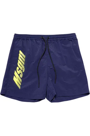 Msgm Uomo, Costumi da bagno, Blu, L, new