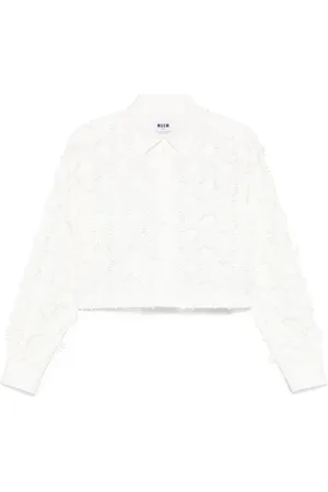 Msgm Donna, Camicette , Bianco, S, new