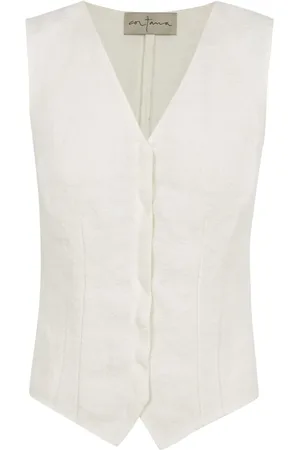Cortana Donna, Top, Bianco, XL, new