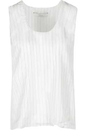 TELA Donna, Top, Bianco, L, new