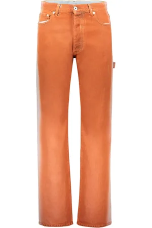 Heron Preston Uomo, Jeans, Arancione, W33, new