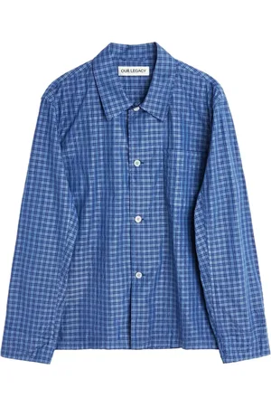 OUR LEGACY Uomo, Magliette, Blu, L, new