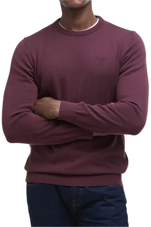 Barbour Uomo, Maglie, Rosso, M, new
