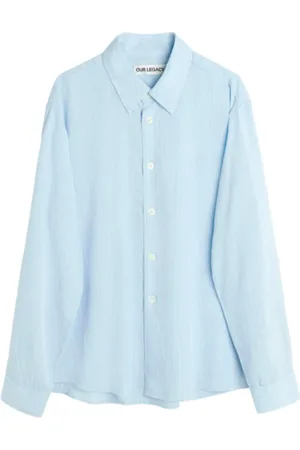 OUR LEGACY Uomo, Magliette, Blu, L, new