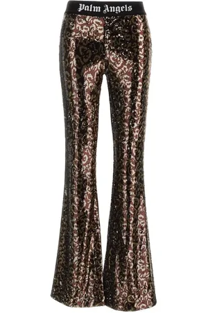 Palm Angels Donna, Pantaloni, Marrone, XS, new