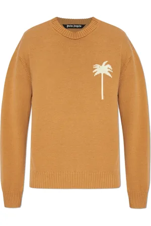 Palm Angels Uomo, Maglie, Marrone, S, new
