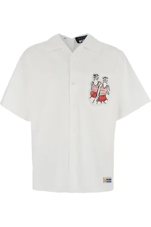 Msgm Uomo, Magliette, Bianco, XL, new