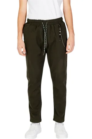 GIANNI LUPO Uomo, Pantaloni, Verde, L, new