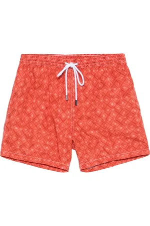 BARBA Uomo, Costumi da bagno, Rosso, XL, new