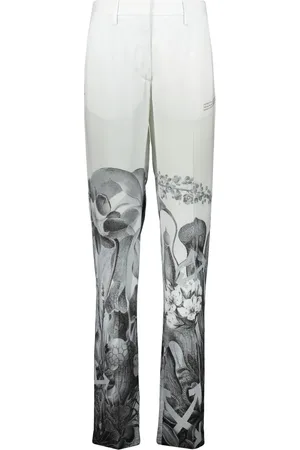 OFF-WHITE Donna, Pantaloni, Bianco, 2Xs, new