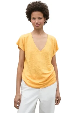 ECOALF Donna, Top, Giallo, S, new