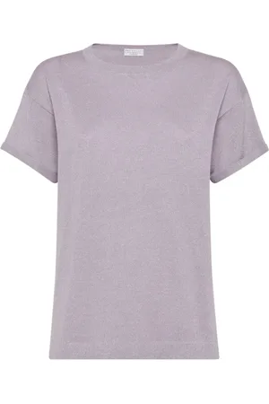Brunello Cucinelli Donna, Top, Viola, L, new