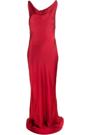 Norma Kamali Donna, Abiti, Rosso, M, new