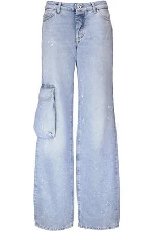 OFF-WHITE Donna, Jeans, Blu, W26, new
