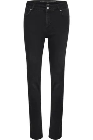 My Essential Wardrobe Donna, Jeans, Nero, W26 L32, new