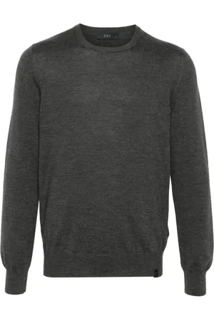 FAY Uomo, Maglie, Grigio, M, new