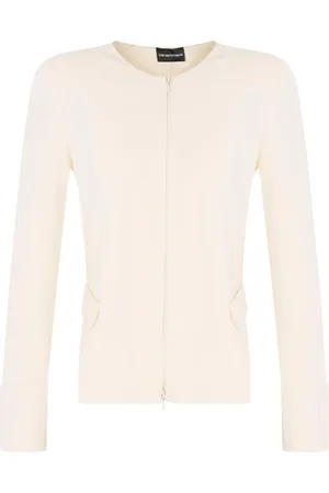 Emporio Armani Donna, Giacche, Bianco, M, new