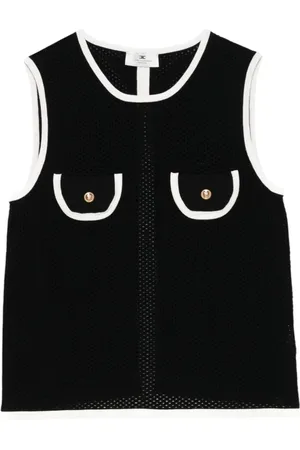 Elisabetta Franchi Donna, Top, Nero, S, new
