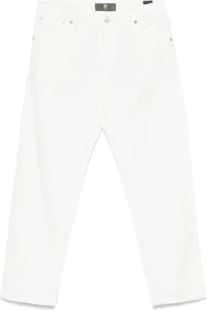PT Torino Uomo, Pantaloni, Bianco, W33, new