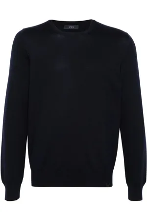FAY Uomo, Maglie, Blu, L, new