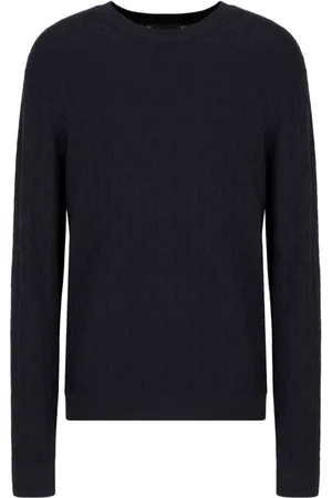 Armani Exchange Uomo, Maglie, Blu, L, new