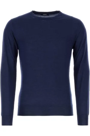 FEDELI Uomo, Maglie, Blu, S, new