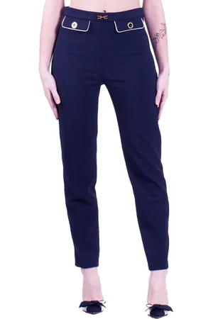 Elisabetta Franchi Donna, Pantaloni, Blu, L, new