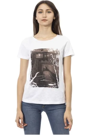 Trussardi Donna, Top, Bianco, L, new