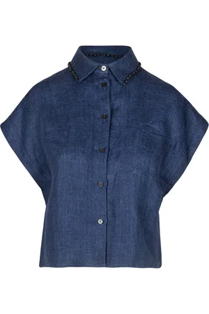 ALYSI Donna, Camicette , Blu, M, new