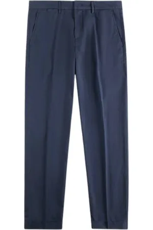 FAY Uomo, Pantaloni, Blu, W38, new