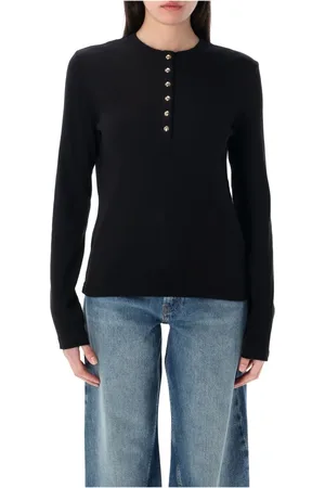 ANINE BING Donna, Maglie, Nero, L, new