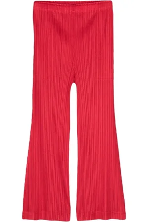 Issey Miyake Donna, Pantaloni, Rosso, L, new