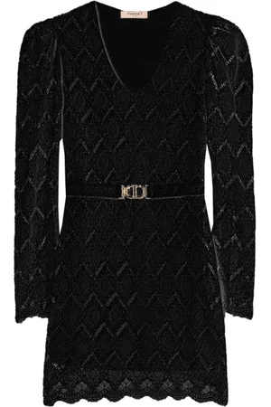 Twin-Set Donna, Abiti, Nero, M, new