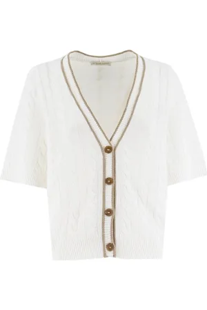 LE TRICOT PERUGIA Donna, Maglie, Bianco, L, new
