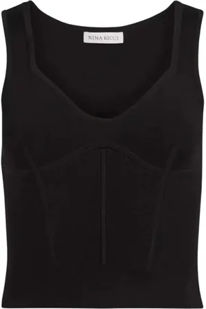 Nina Ricci Donna, Top, Nero, S, new