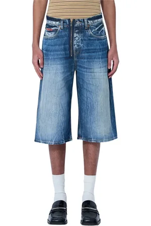 MARTINE ROSE Uomo, Pantaloncini, Blu, L, new