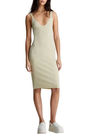 Calvin Klein Donna, Abiti, Verde, M, new