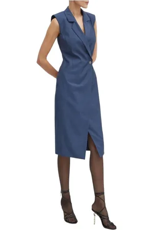 HUGO BOSS Donna, Abiti, Blu, L, new