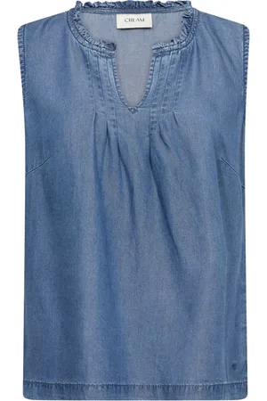 Cream Donna, Top, Blu, M, new