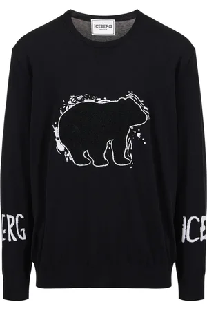 Iceberg Uomo, Maglie, Nero, XL, new