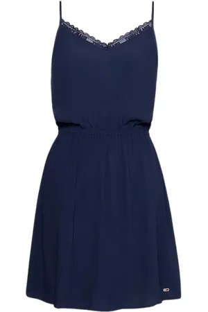 Tommy Hilfiger Donna, Abiti, Blu, L, new