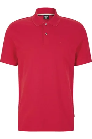 HUGO BOSS Uomo, Top, Rosso, M, new