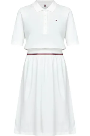 Tommy Hilfiger Donna, Abiti, Bianco, S, new