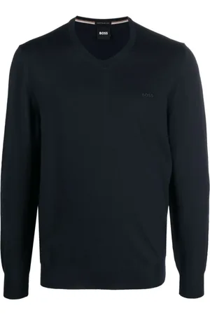 HUGO BOSS Uomo, Maglie, Blu, S, new