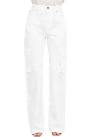 Pinko Donna, Pantaloni, Bianco, W26, new