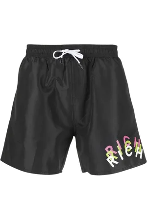John Richmond Uomo, Costumi da bagno, Nero, M, new