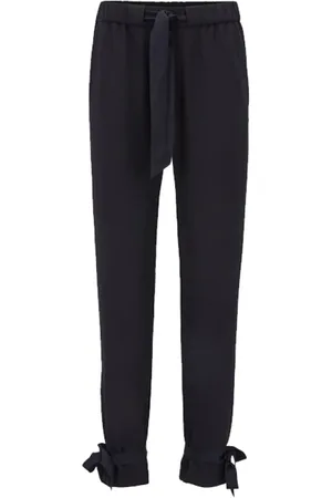 HUGO BOSS Donna, Pantaloni, Blu, L, new