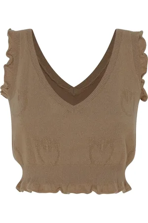 Pinko Donna, Top, Marrone, M, new
